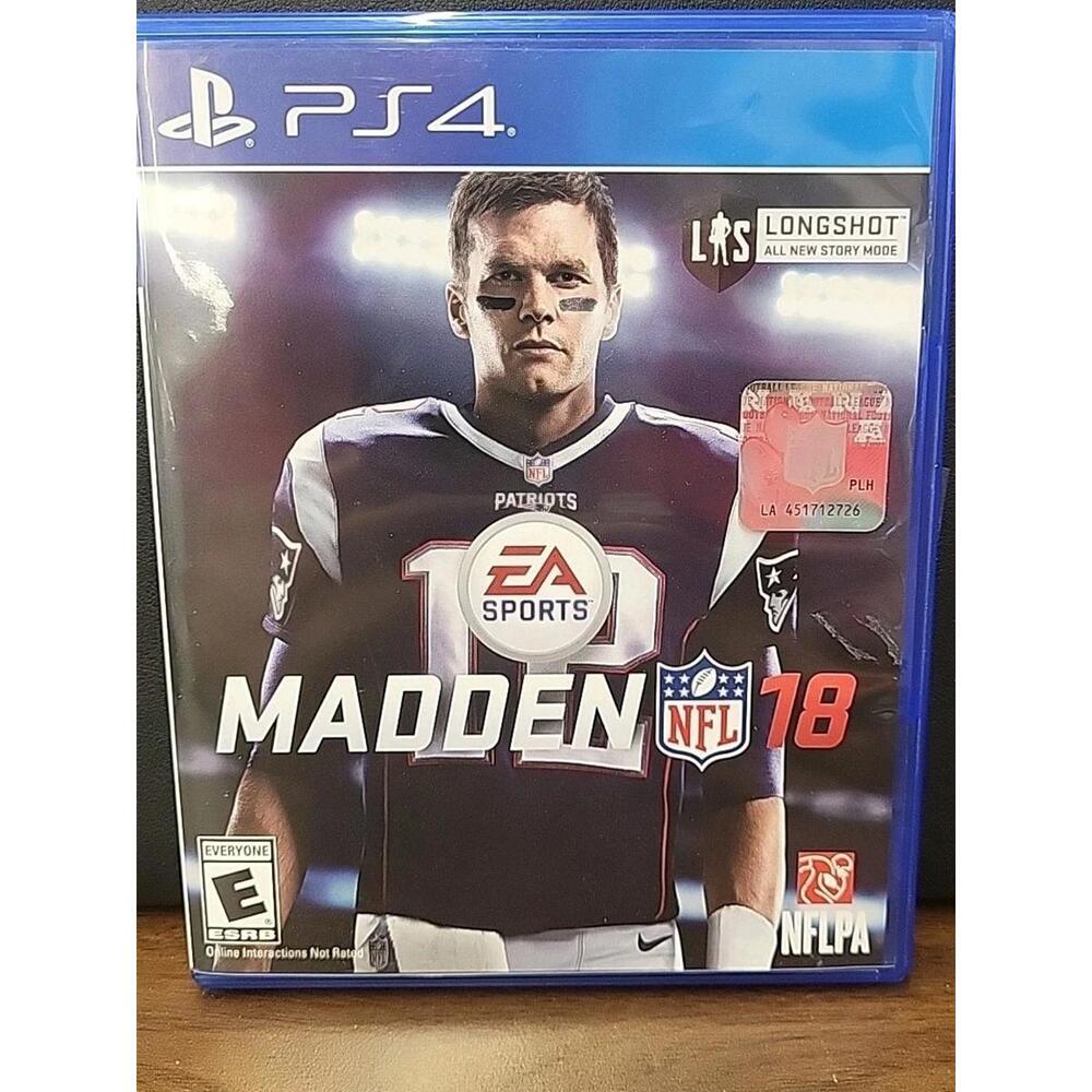 Madden NFL 18 - Sony PlayStation 4 - Tom Brady On Cover - Rated E